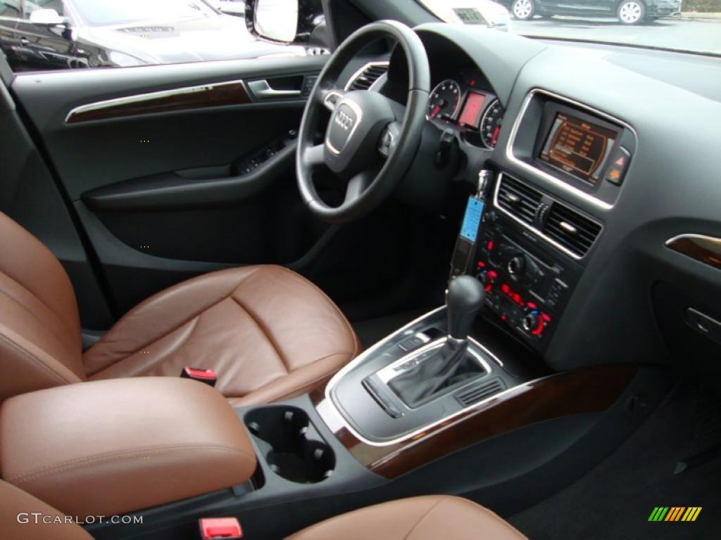 2010 Audi Q5 3.2 quattro Cinnamon Brown Dashboard Photo #39333752