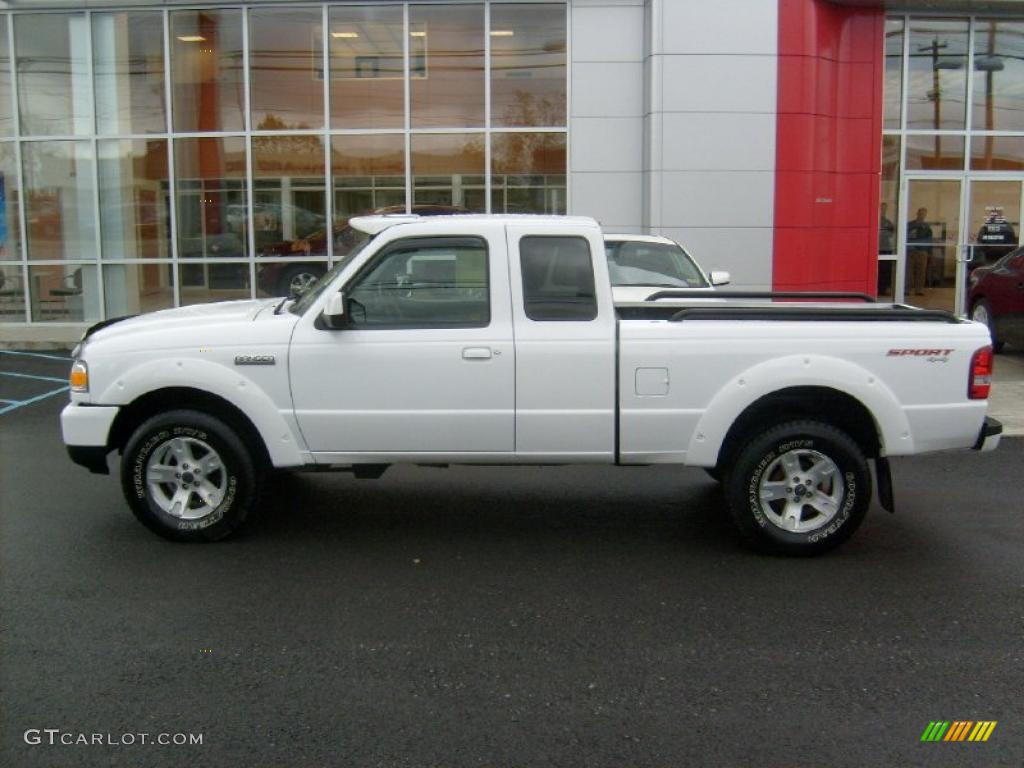 2006 Ranger Sport SuperCab 4x4 - Oxford White / Medium Dark Flint photo #2