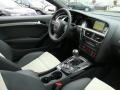 Black/Silver Silk Nappa Leather/Alcantara 2011 Audi S5 4.2 FSI quattro Coupe Dashboard
