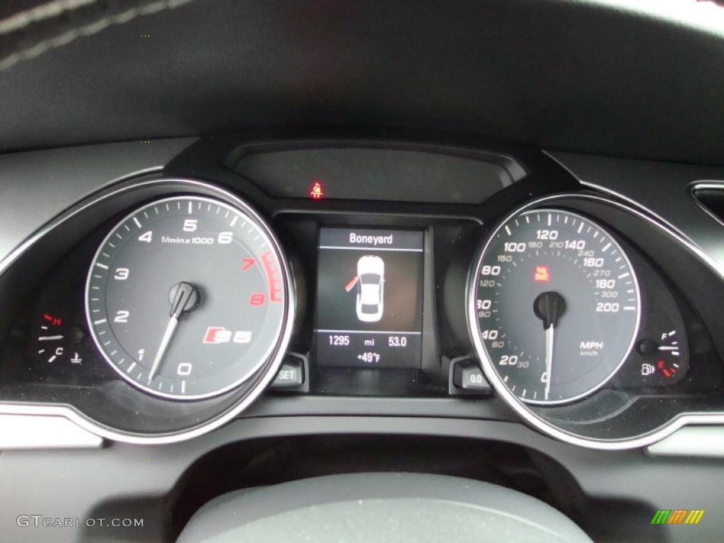 2011 Audi S5 4.2 FSI quattro Coupe Gauges Photo #39335580