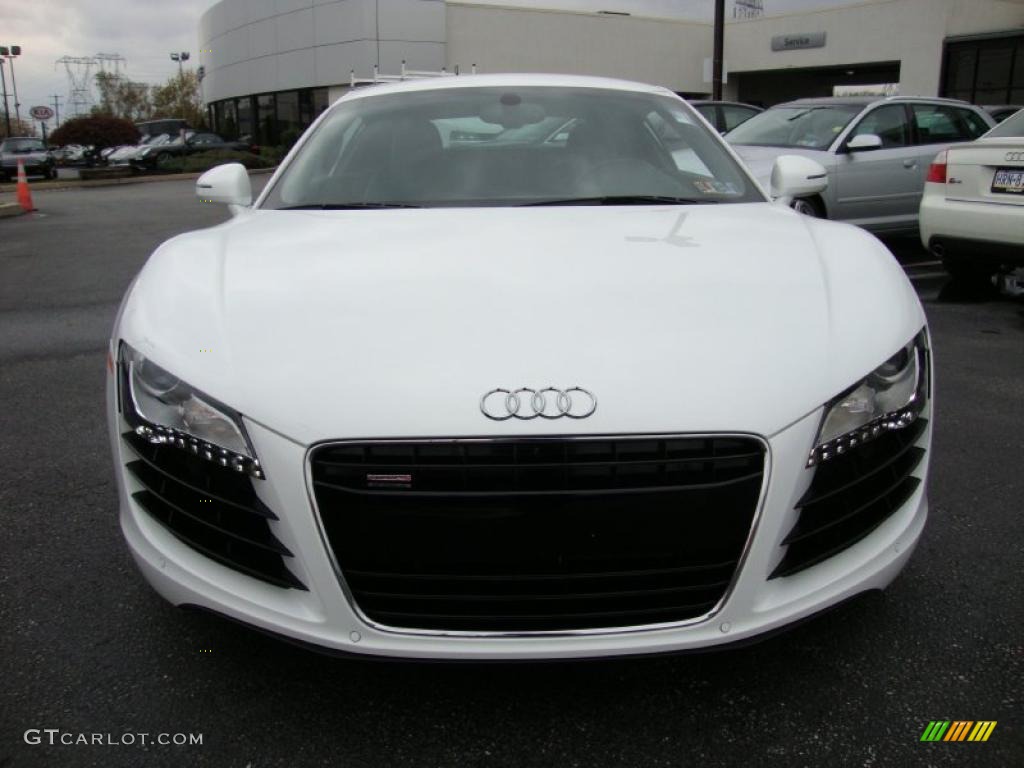 Ibis White 2009 Audi R8 4.2 FSI quattro Exterior Photo #39335672