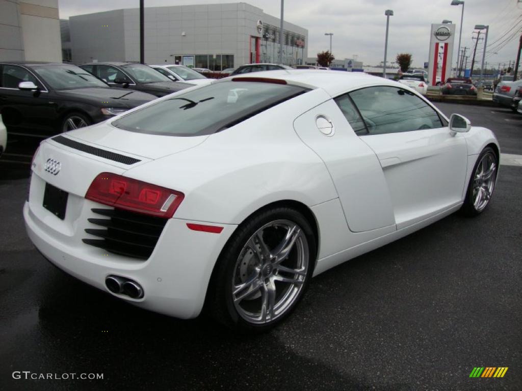 Ibis White 2009 Audi R8 4.2 FSI quattro Exterior Photo #39335736