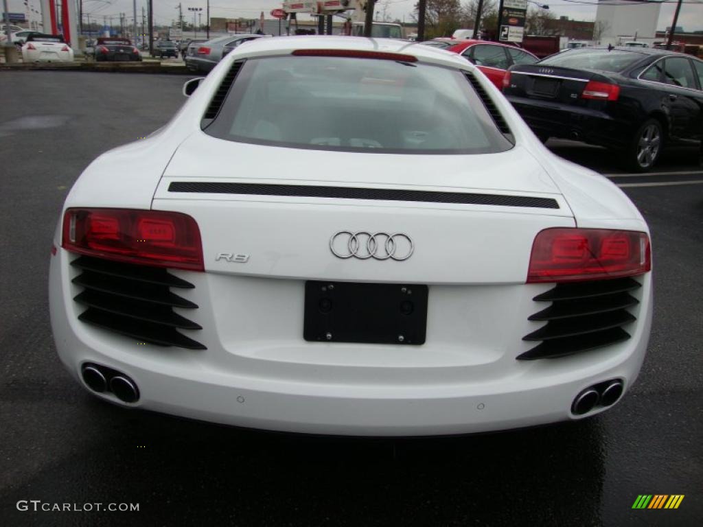 Ibis White 2009 Audi R8 4.2 FSI quattro Exterior Photo #39335752