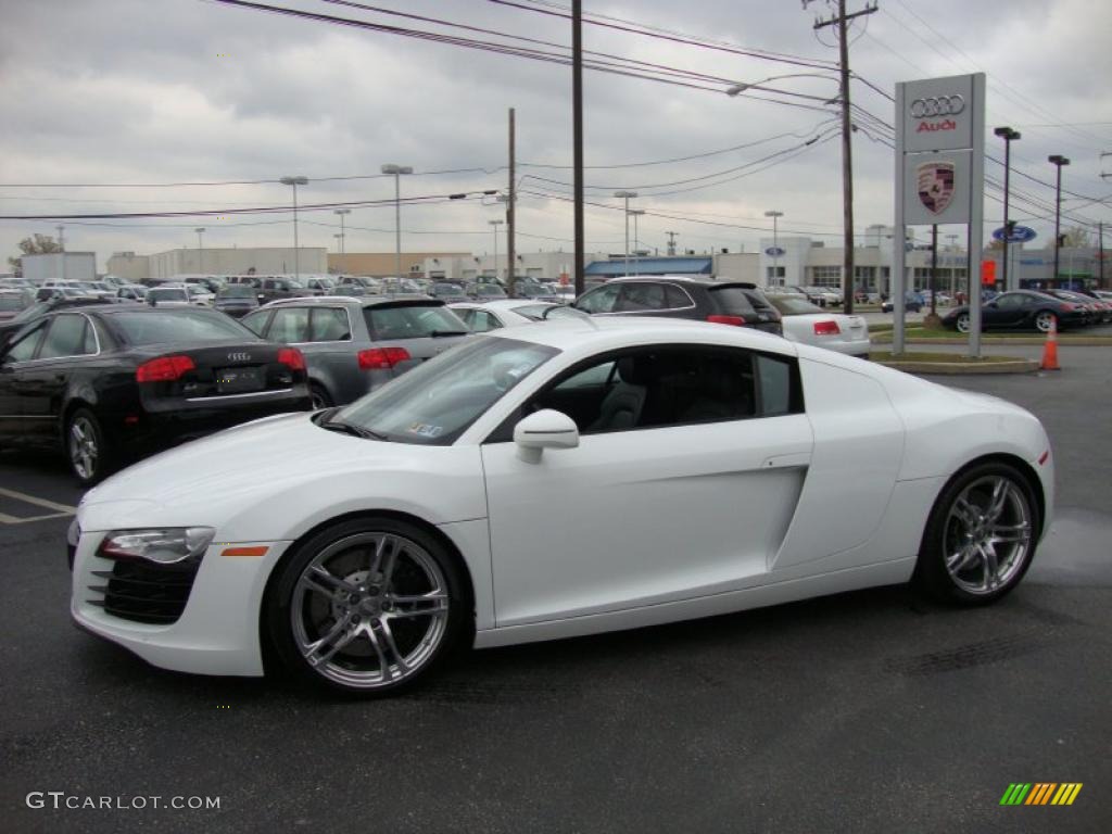 Ibis White 2009 Audi R8 4.2 FSI quattro Exterior Photo #39335784