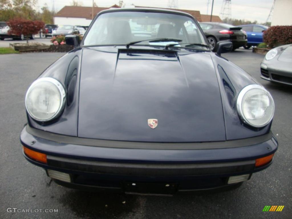 Midnight Blue Metallic 1986 Porsche 911 Carrera Coupe Exterior Photo #39336412