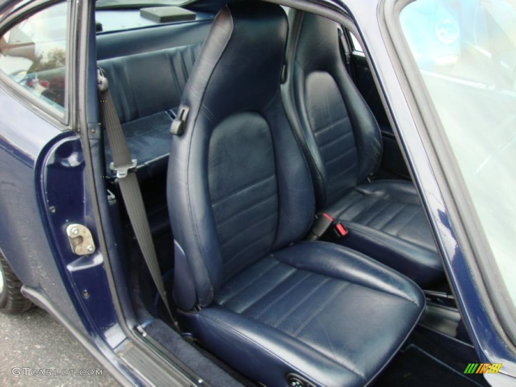 Blue Interior 1986 Porsche 911 Carrera Coupe Photo #39336716