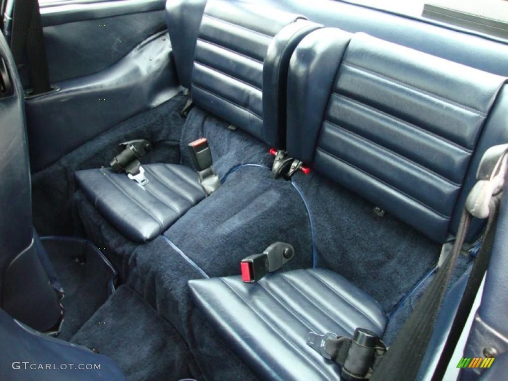 Blue Interior 1986 Porsche 911 Carrera Coupe Photo #39336928