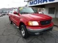 2001 Bright Red Ford F150 XLT SuperCab 4x4  photo #3