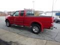 2001 Bright Red Ford F150 XLT SuperCab 4x4  photo #7
