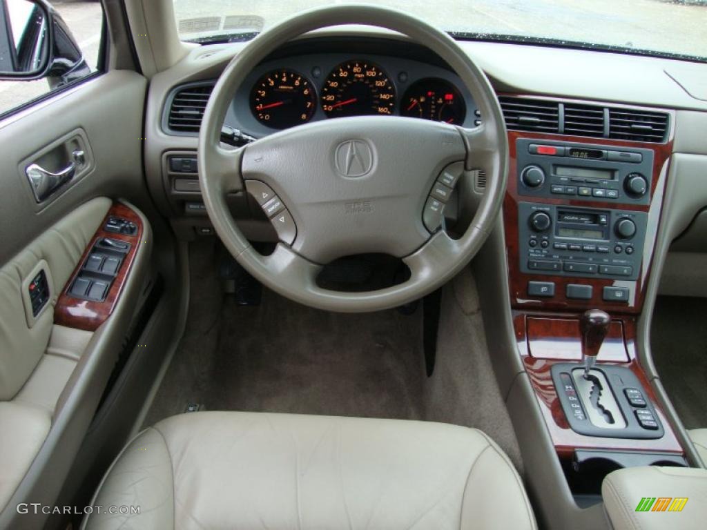 2000 Acura RL 3.5 Sedan Parchment Dashboard Photo #39338356