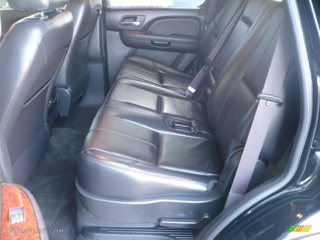 Ebony Interior 2008 Chevrolet Tahoe Hybrid 4x4 Photo #39339608
