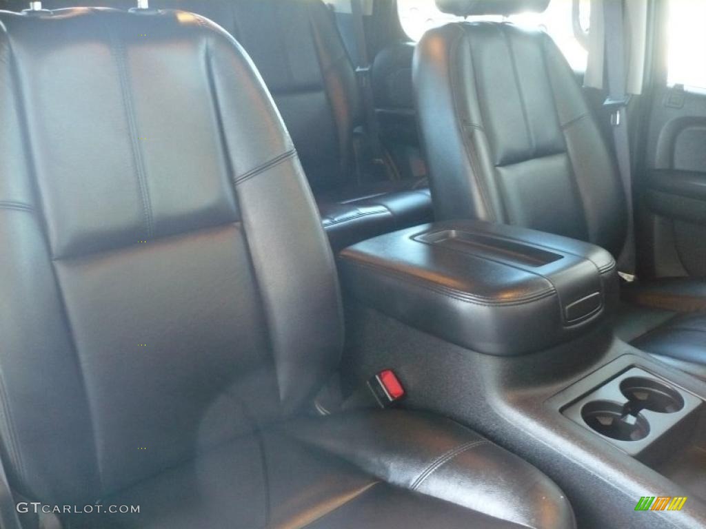 Ebony Interior 2008 Chevrolet Tahoe Hybrid 4x4 Photo #39339688