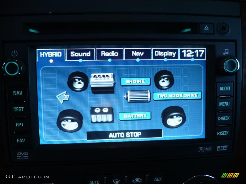 2008 Chevrolet Tahoe Hybrid 4x4 Controls Photo #39339920