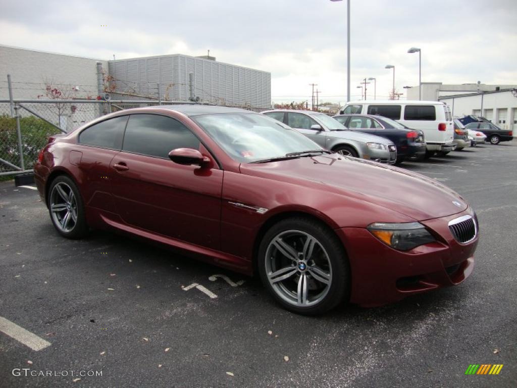 2006 M6 Coupe - Indianapolis Red Metallic / Black photo #6
