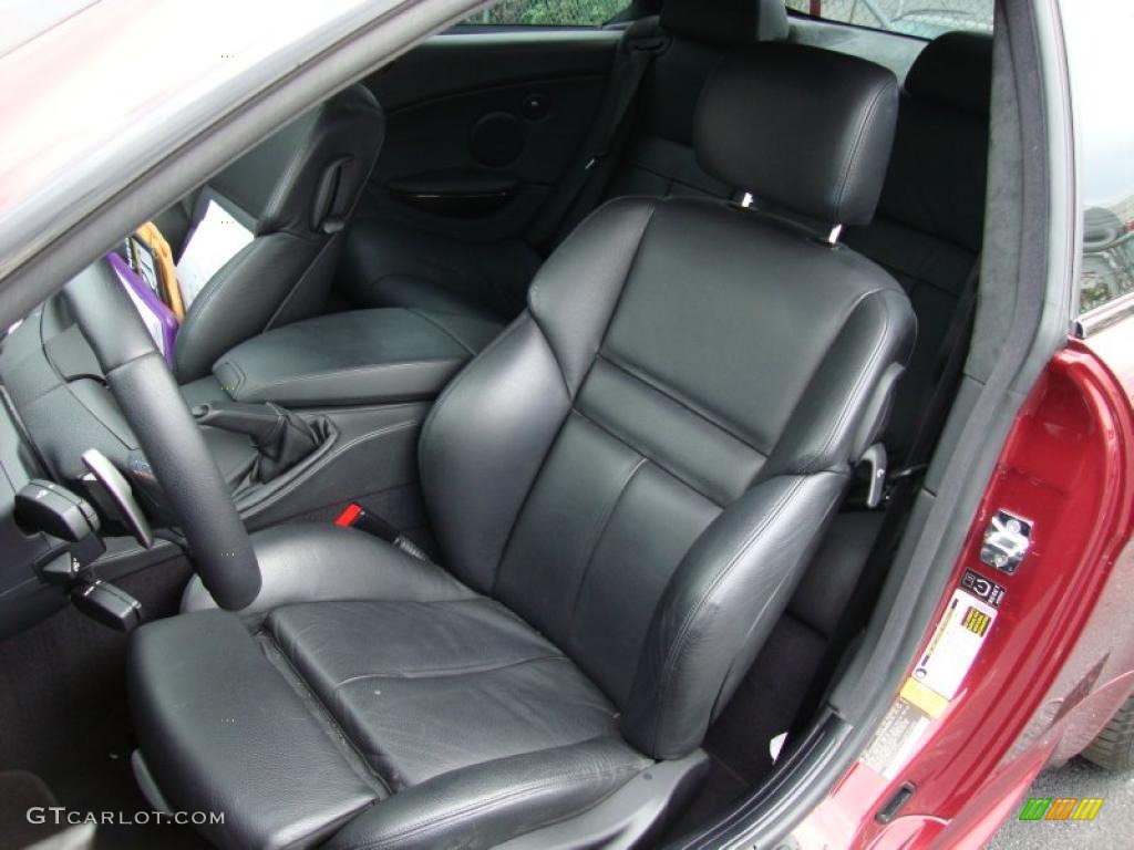 Black Interior 2006 BMW M6 Coupe Photo #39340920