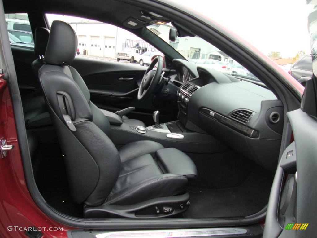 Black Interior 2006 BMW M6 Coupe Photo #39340972