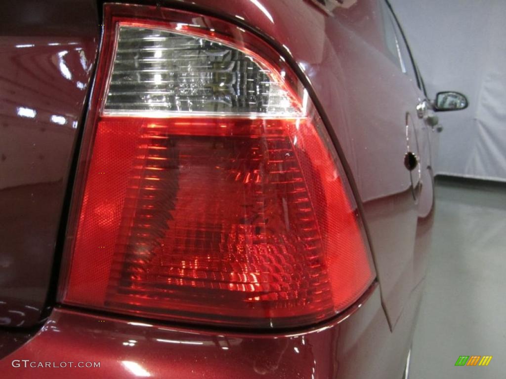 2007 Focus ZX4 SES Sedan - Dark Toreador Red Metallic / Charcoal/Light Flint photo #14