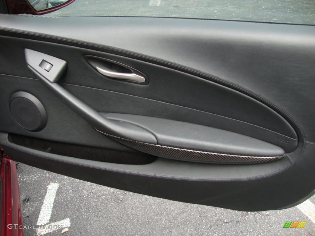 2006 BMW M6 Coupe Black Door Panel Photo #39341020