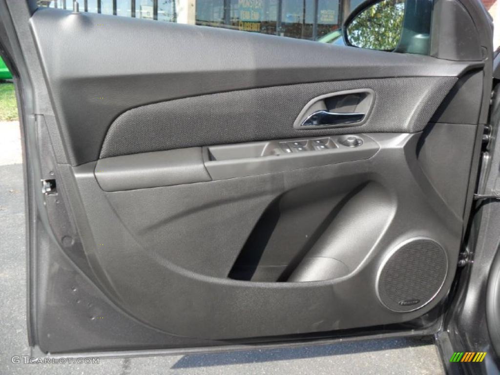 2011 Chevrolet Cruze LT Jet Black Door Panel Photo #39341436