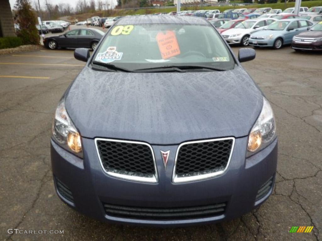2009 Vibe 2.4 - Steel Blue Metallic / Ebony photo #7