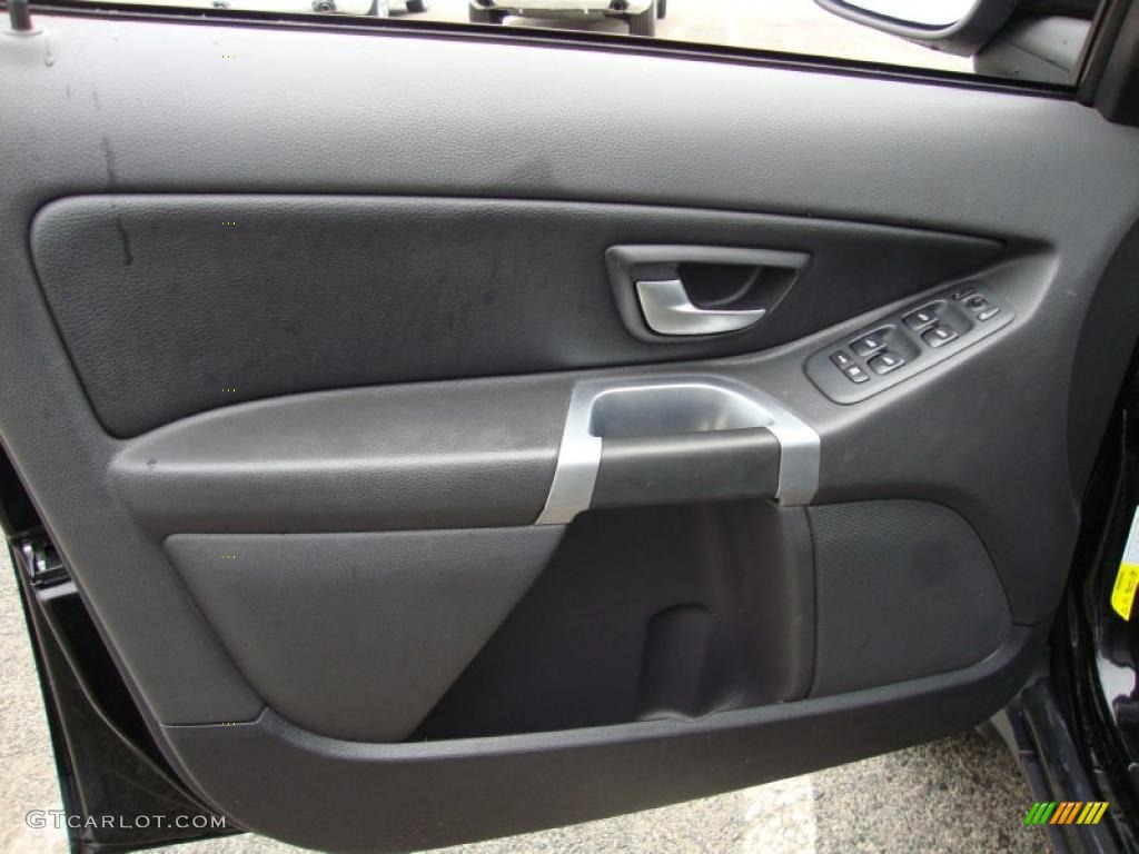2008 Volvo XC90 3.2 AWD Off Black Door Panel Photo #39342656