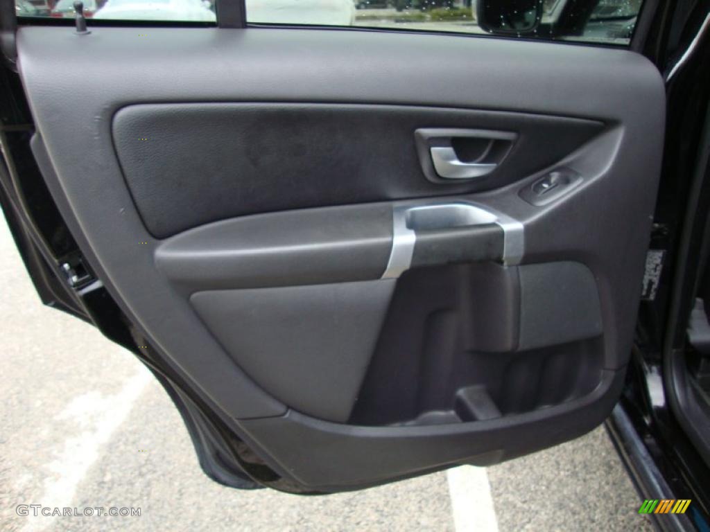 2008 Volvo XC90 3.2 AWD Off Black Door Panel Photo #39342908