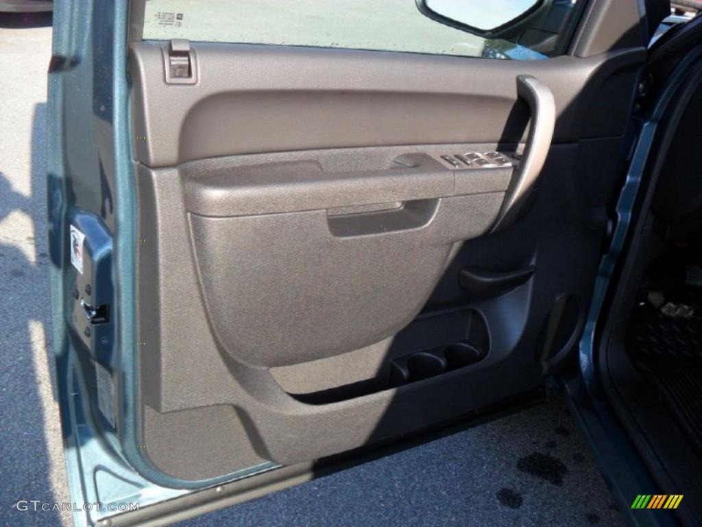 2011 Chevrolet Silverado 1500 LT Crew Cab 4x4 Ebony Door Panel Photo #39343180
