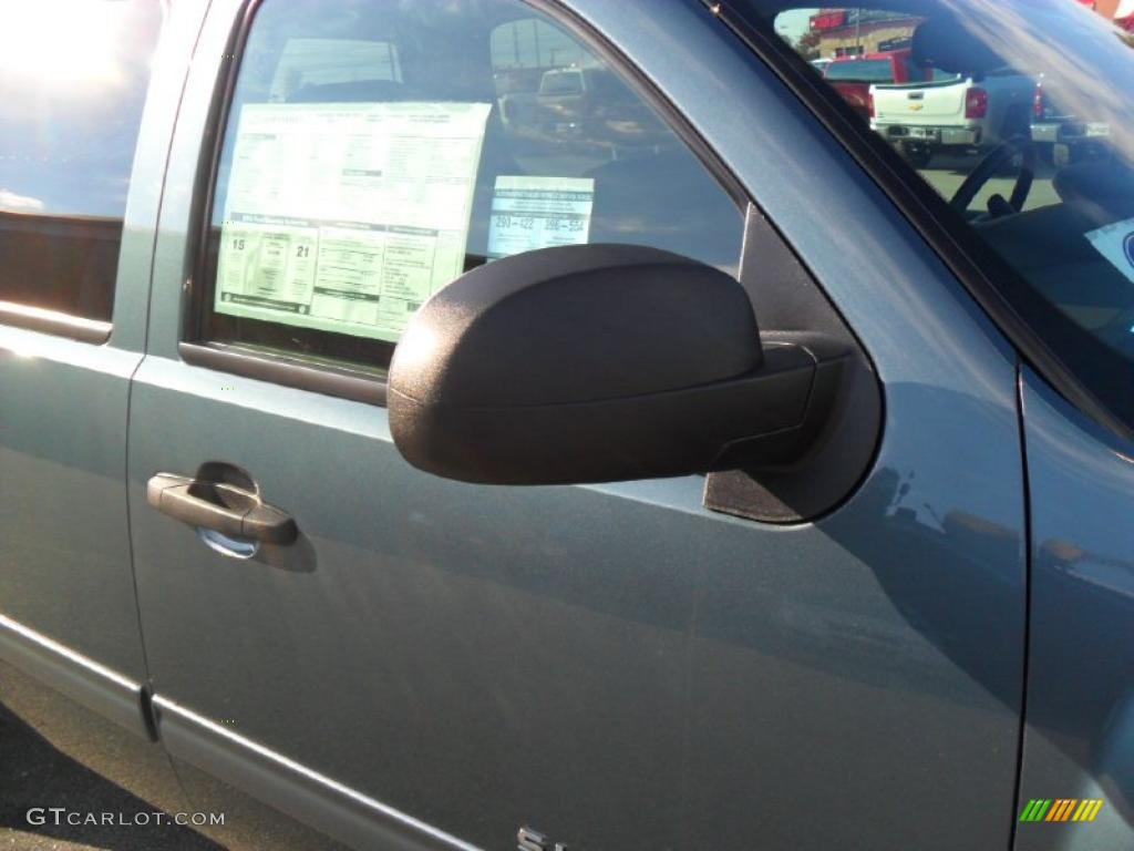 2011 Silverado 1500 LT Crew Cab 4x4 - Blue Granite Metallic / Ebony photo #25