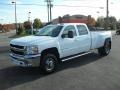 Summit White - Silverado 3500HD LTZ Crew Cab 4x4 Dually Photo No. 1