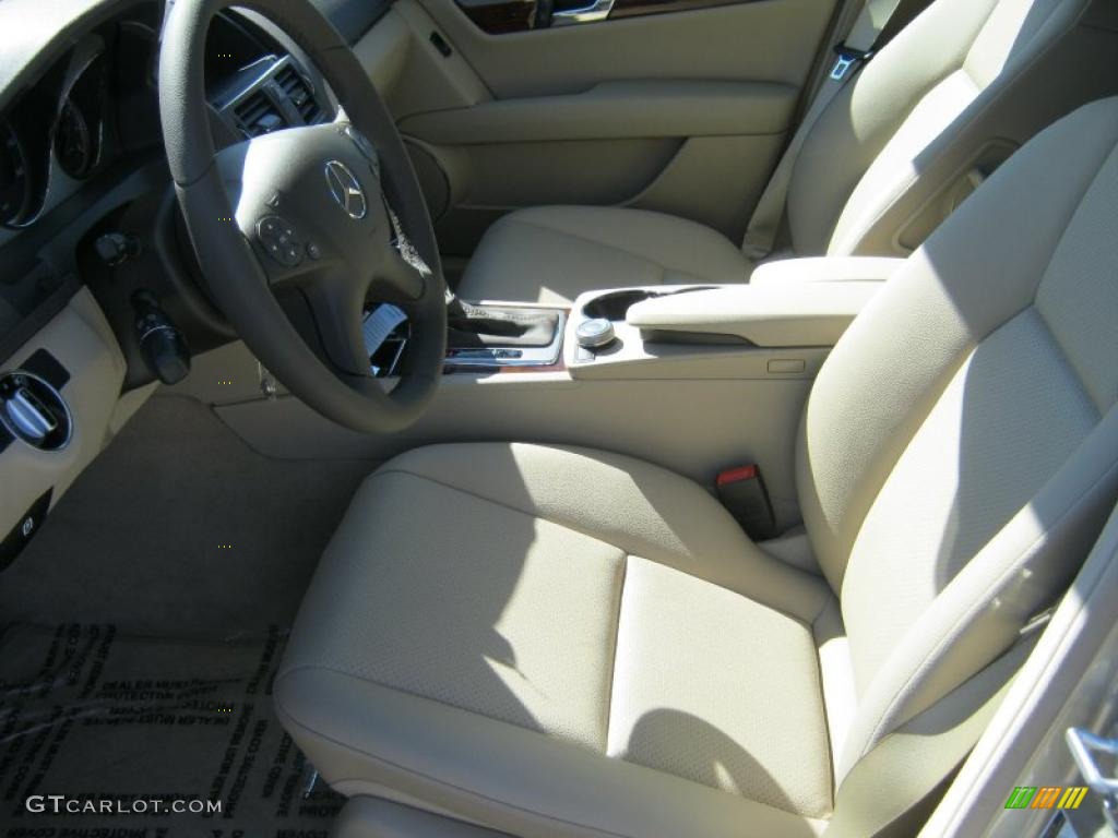 Almond/Mocha Interior 2011 Mercedes-Benz C 300 Sport Photo #39343524