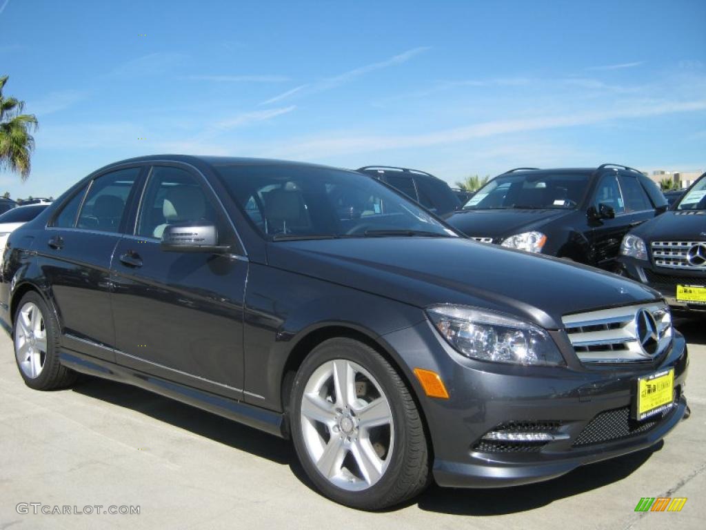 Steel Grey Metallic 2011 Mercedes-Benz C 300 Sport Exterior Photo #39343576