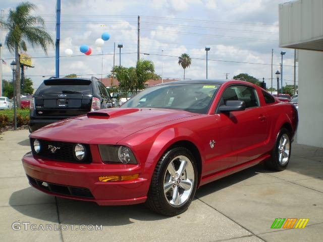 2009 Mustang GT Premium Coupe - Dark Candy Apple Red / Dark Charcoal photo #1
