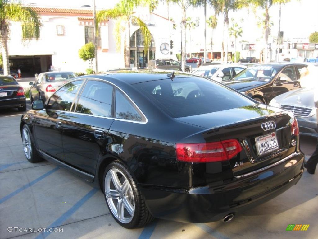 Brilliant Black 2010 Audi A6 3.0 TFSI quattro Sedan Exterior Photo #39345576