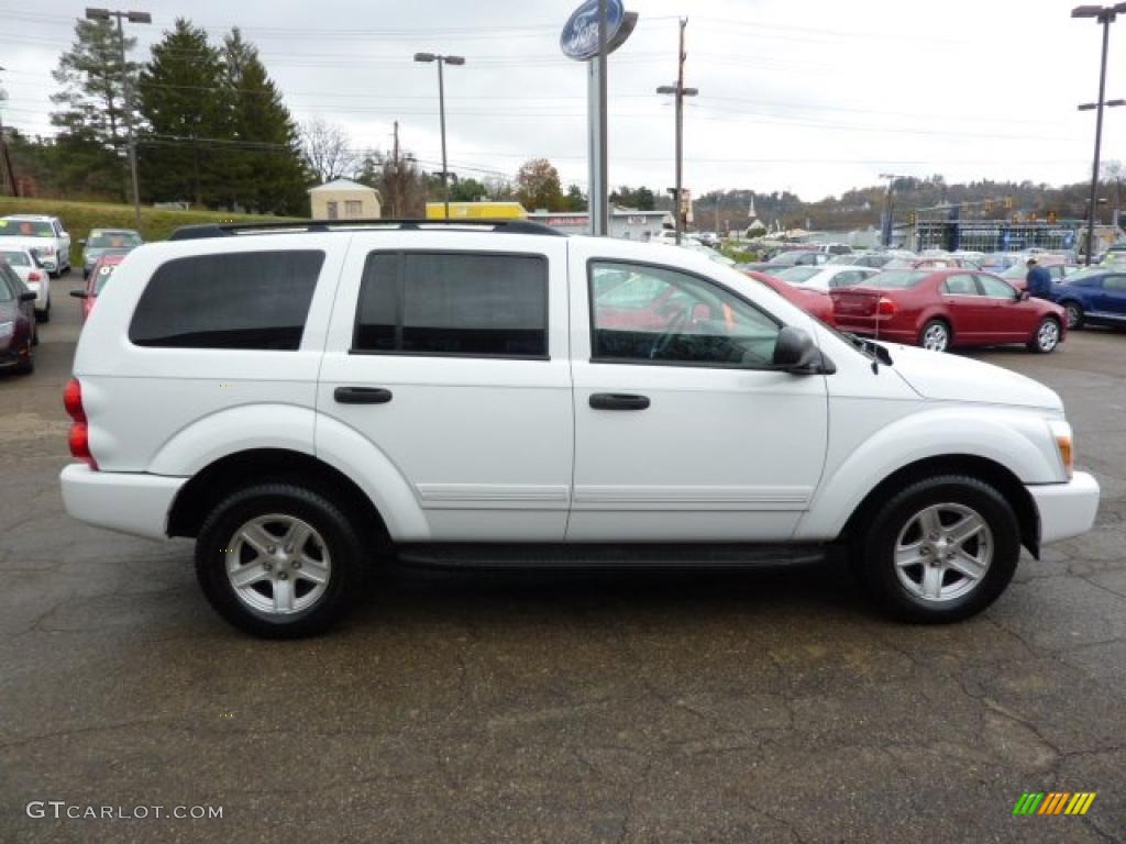 2004 Durango SLT 4x4 - Bright White / Medium Slate Gray photo #5