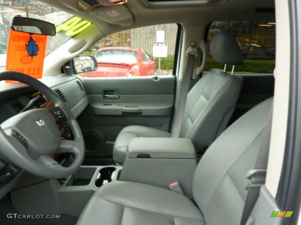 2004 Durango SLT 4x4 - Bright White / Medium Slate Gray photo #10