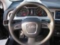 2010 Audi A6 Black Interior Steering Wheel Photo