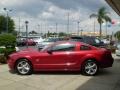 2009 Dark Candy Apple Red Ford Mustang GT Premium Coupe  photo #2