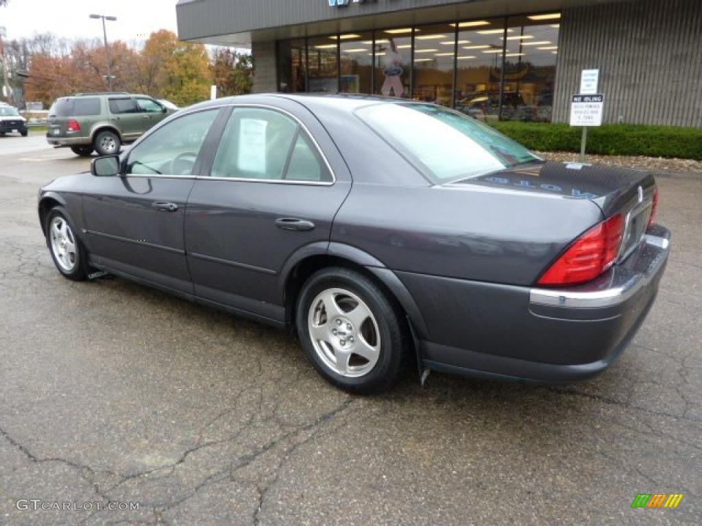 2001 LS V6 - Midnight Grey Metallic / Light Graphite photo #2