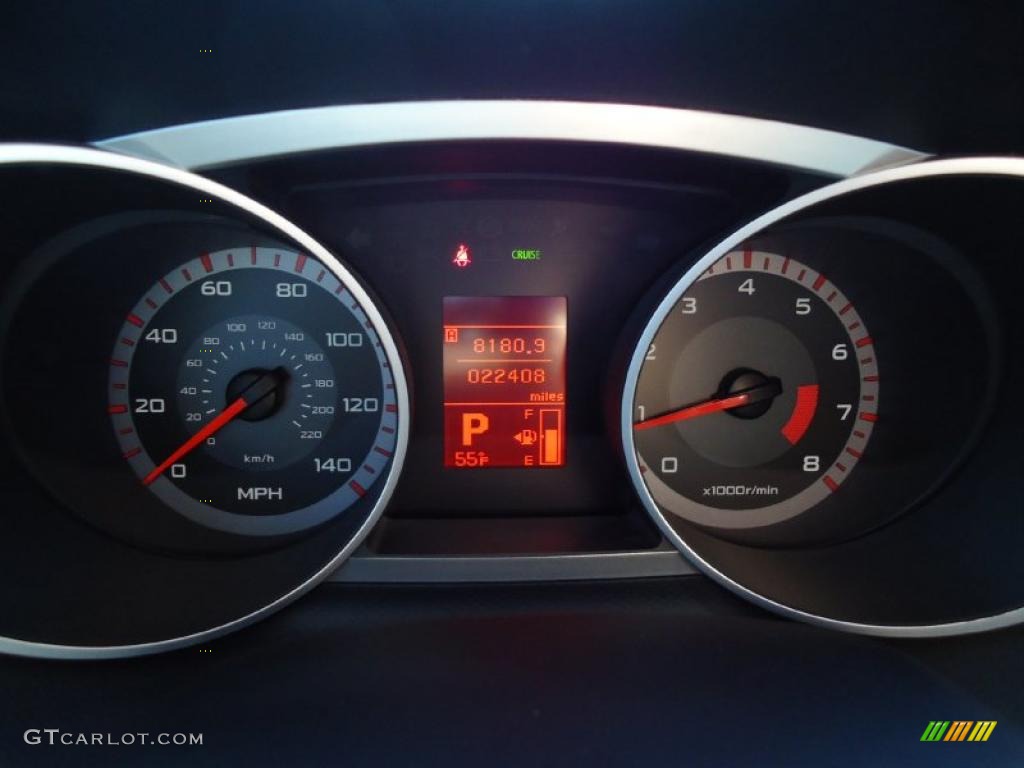 2008 Mitsubishi Outlander ES Gauges Photo #39346880