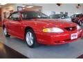 Rio Red 1997 Ford Mustang V6 Convertible Exterior