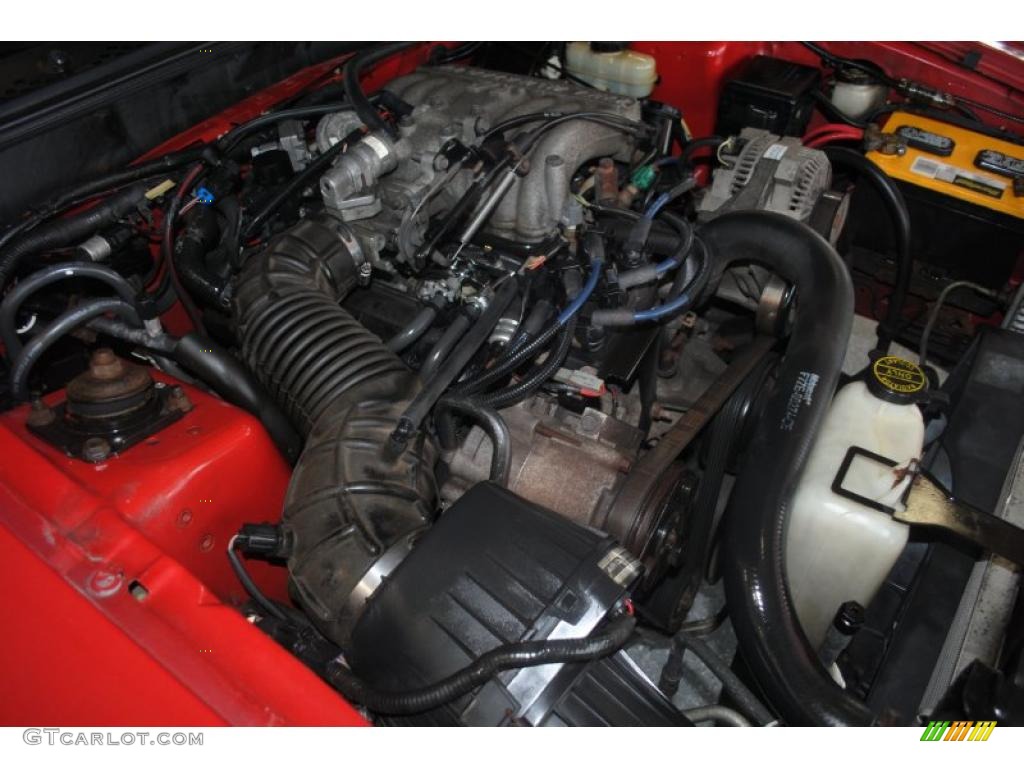 1997 Ford Mustang V6 Convertible 3.8 Liter OHV 12-Valve V6 Engine Photo #39349364