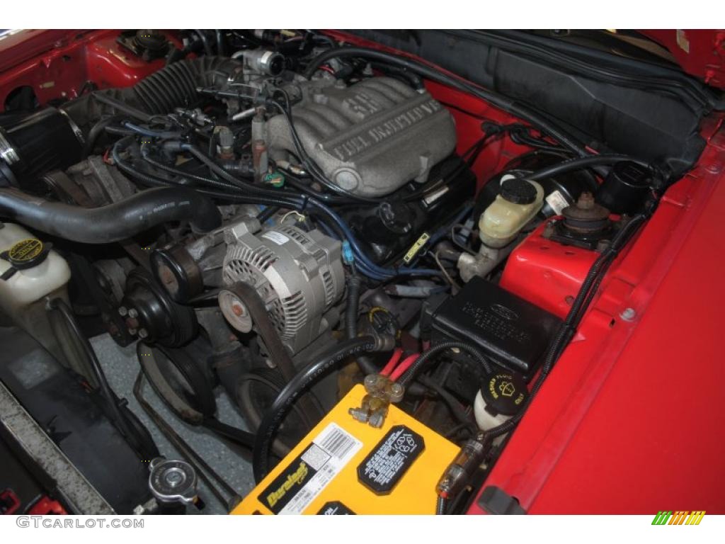 1997 Ford Mustang V6 Convertible 3.8 Liter OHV 12-Valve V6 Engine Photo #39349380
