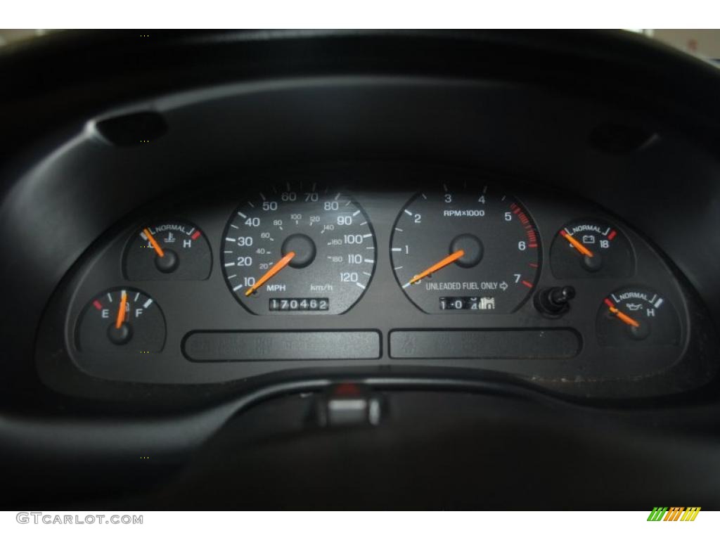 1997 Ford Mustang V6 Convertible Gauges Photos