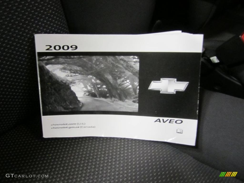 2009 Aveo LT Sedan - Black Granite Metallic / Charcoal photo #23