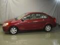 2009 Wine Red Hyundai Accent GLS 4 Door  photo #3