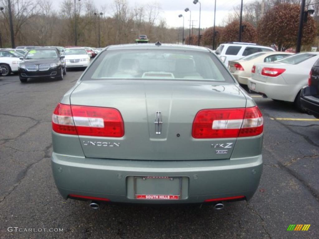 2008 MKZ AWD Sedan - Moss Green Metallic / Light Stone photo #3