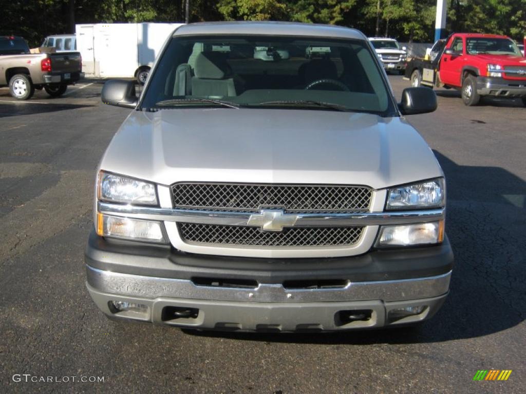 2005 Silverado 1500 LS Extended Cab - Silver Birch Metallic / Dark Charcoal photo #8