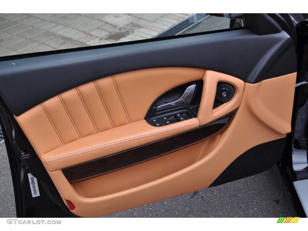 2007 Maserati Quattroporte Sport GT DuoSelect Cuoio Door Panel Photo #39356436