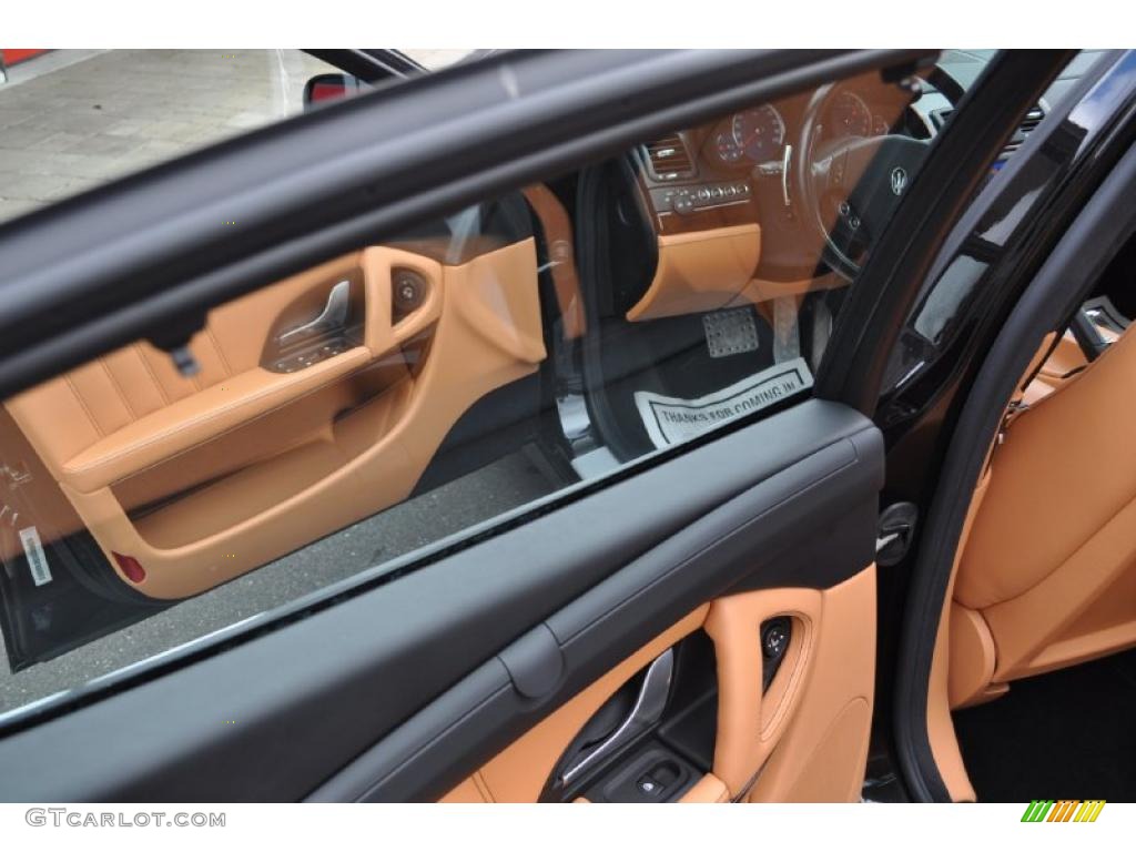 2007 Maserati Quattroporte Sport GT DuoSelect Cuoio Door Panel Photo #39356484