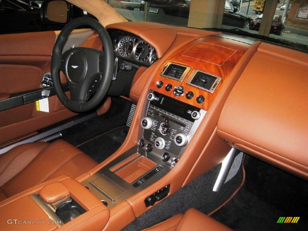 2011 Aston Martin DB9 Volante Chestnut Tan Dashboard Photo #39356516